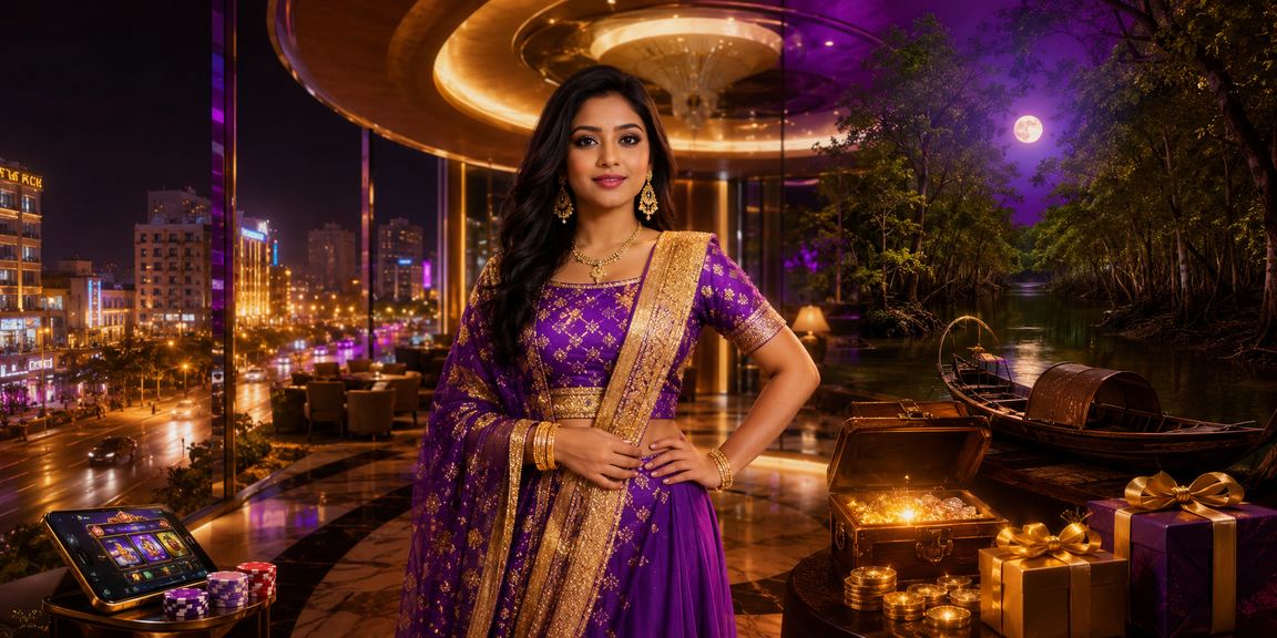 সুন্দরবন এলাকায় একজন বাংলাদেশি মডেল 2042 ক্যাসিনো এন্টারটেইনমেন্ট উপভোগ করছেন